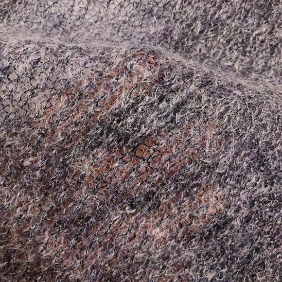 Vintage Mohair Cardigan Kay Unger Soft Purple One Button Sweater Womens Medium - Picture 3 of 6